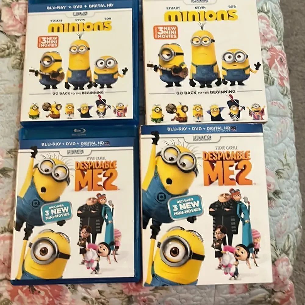 Despicable Me two and minions DVD